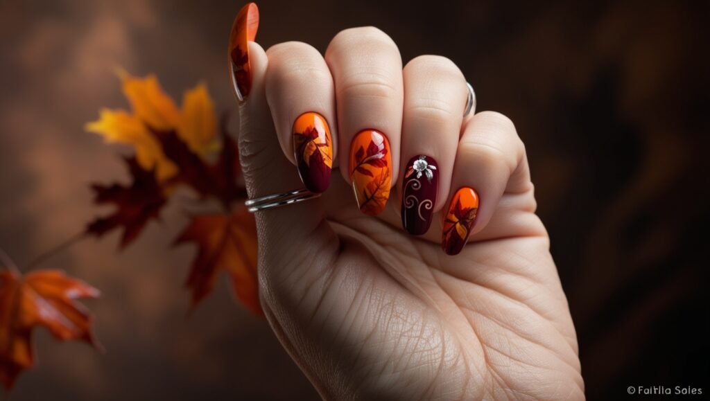 Easy Fall Nail Designs at Home