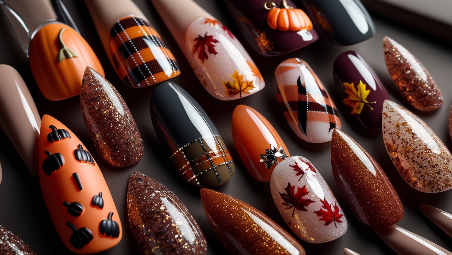 Easy Fall Nail Designs at Home