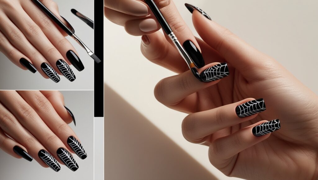 10 Simple Halloween Nail Designs at Home You Can Do Fast 2 Simple Halloween Nail Designs at Home